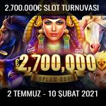 Trbet 2.700.000 Euro ödüllü slot turnuvası